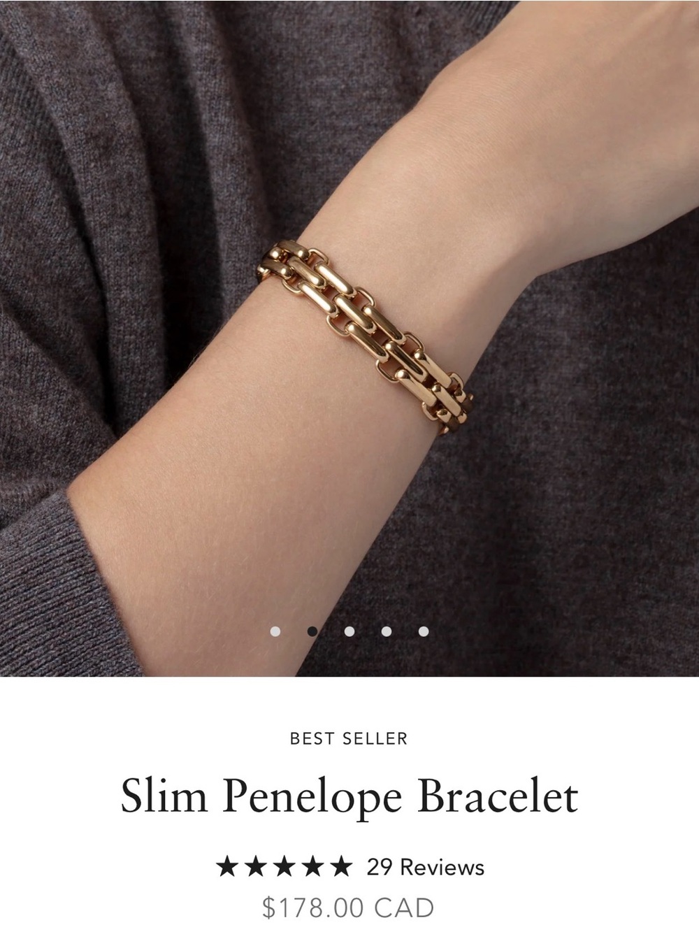 Jenny Bird Slim Penelope Bracelet